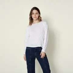 EXIT - Polo Tiena Hueso Mujer