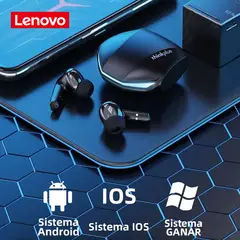 LENOVO - Audífonos inalámbricos GAMER GM2 PRO Bluetooth 5.3 Negro