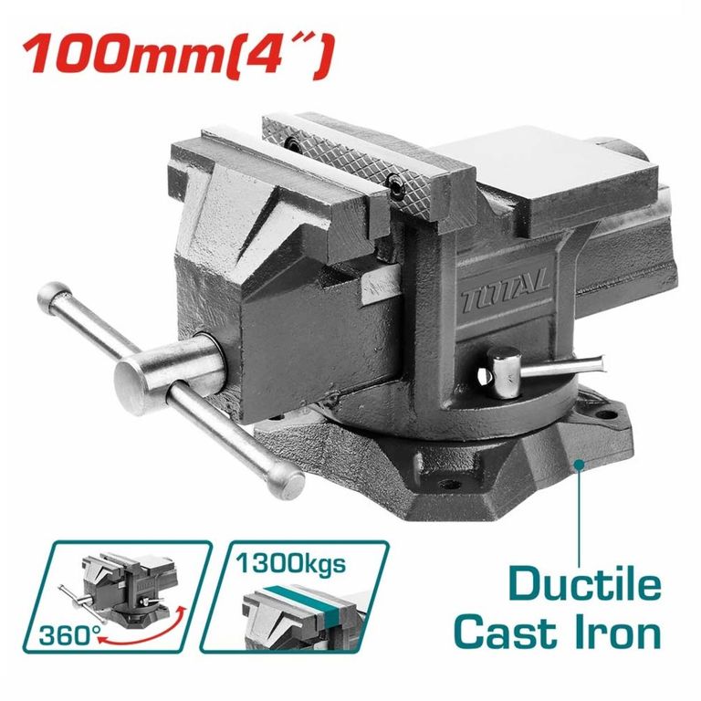 TORNILLO DE BANCO 4 PULGADAS FUERZA MÁX 1300KG - THT6146