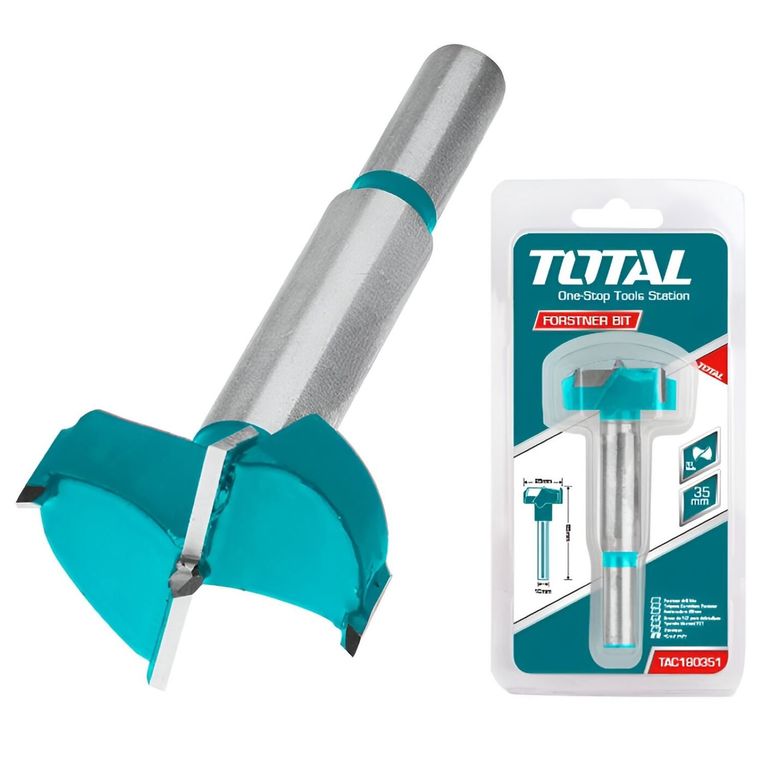 BROCA FORSTNER PARA MADERA 35MM TOTAL PARA BISAGRA- TAC180351