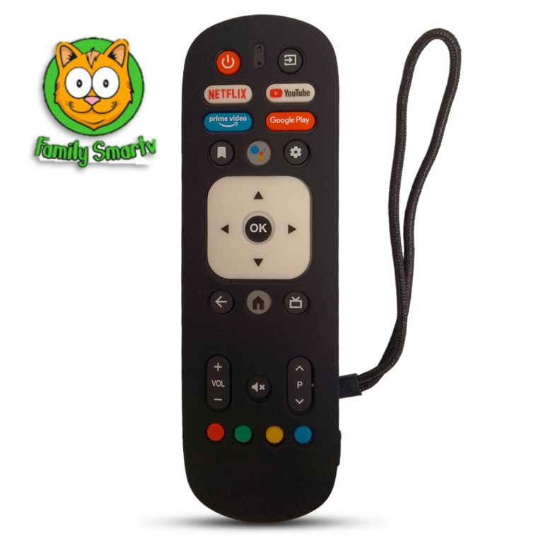 Funda para Control Remoto para Jvc Smart Tv RM-C3287 Negra