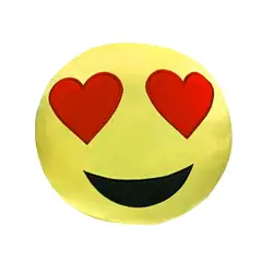 GENERICO - COJIN ALMOHADA EMOJI OJO CORAZÓN