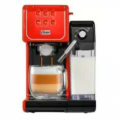 OSTER - Cafetera PrimaLatte Touch BVSTEM6801R Rojo