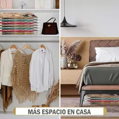 GENERICO - Pack x2 Bolsas de almacenamiento al vacío S 70x100 y M 90x130