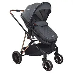 PRIORI - Coche Cuna Para Bebe Tipo Moises Ana Negro