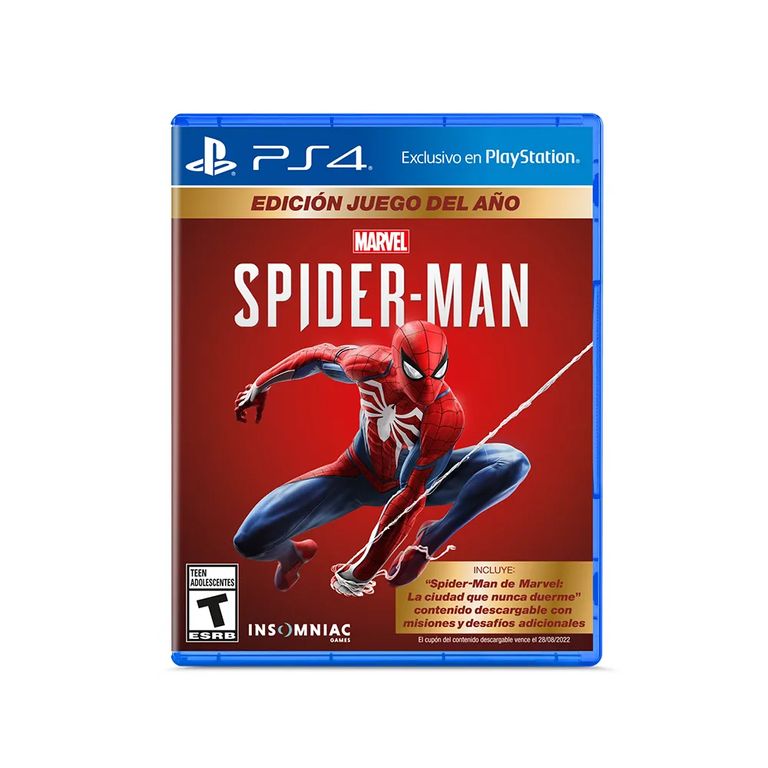 PS4 Videojuego Spiderman GOTY ED