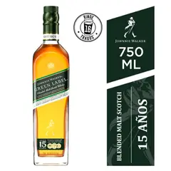 JOHNNIE WALKER - Whisky Green Label Botella 750ml