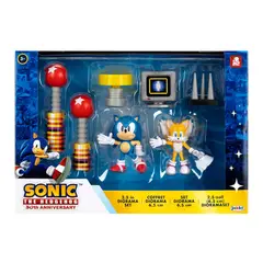 SONIC - Hedgehog - Diorama Electrico Con y Colitas