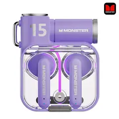 MONSTER - Audífonos inalámbricos Airmars XKT15 Violeta Bluetooth 5.3