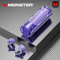 MONSTER - Audífonos inalámbricos Airmars XKT13 Violeta Bluetooth 5.3
