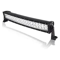 INMESOL - BARRA LED DUAL+FLASH 2 FILAS CURVO ESTROBO 120W 52CM