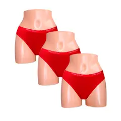 SWEET COTTON - Pack x3 Bikini Rojo