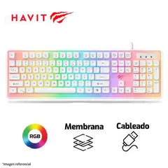 HAVIT - Teclado Gamenote Kb876L-SP Alámbrico