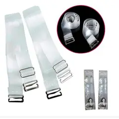 GENERICO - Pack 3 pares de ligas traslucidas para brasiers