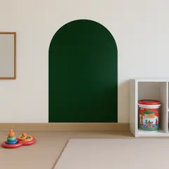 PZR PIZARRAS ADHESIVAS - Pizarra Adhesiva Magnética Infantil Arco Verde 115 x 75 cm