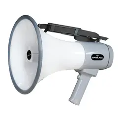 BATBLACK - Megafono Recargable 120 W Alcance 1000 Mts BT-MF98