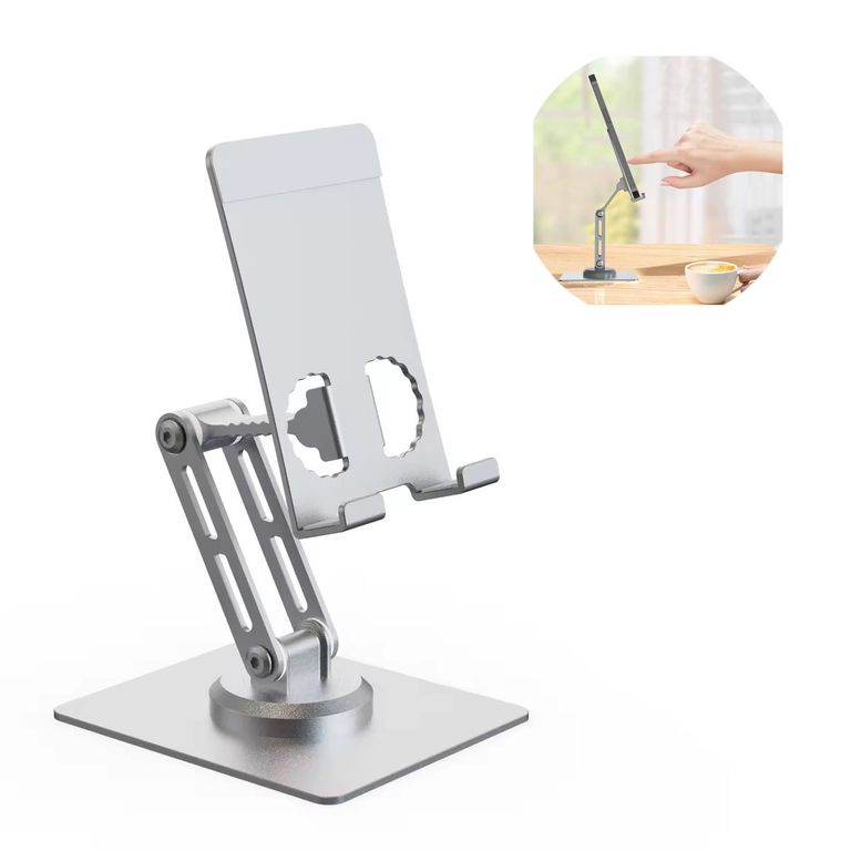 Soporte De Aluminio Para Celulares Y Tablets 360°