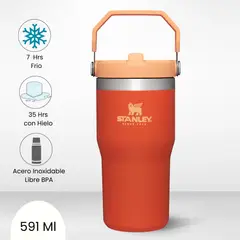 STANLEY - Flip Straw Tumbler Tigerlily 591ml