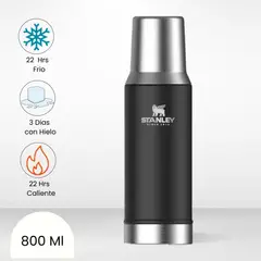 STANLEY - Termo de Bebida Mate System Negro 800ml