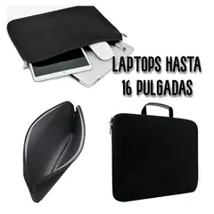 GENERICO - Funda Estuche para Laptop Maletin de 15.6 a 16 Pulgadas Bolso asa
