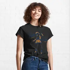 DENISASAA - Camiseta de mujer con estampado de mezclilla occidental