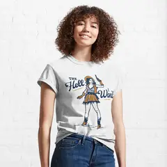 DENISASAA - Camiseta de mujer con estampado de mezclilla occidental