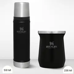 STANLEY - Combo Termo Classic 591 + Matero 236ml Negro