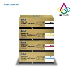 GENERICO - KIT 4 TONERS MYM COMPATIBLE 202A HP