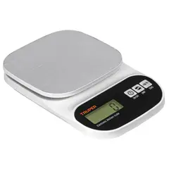 TRUPER - Balanza Báscula digital para cocina plato de acero inox5kg