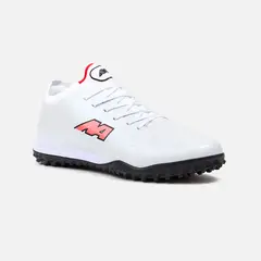NEW ATHLETIC - Zapatillas Football Slabs89 Blanco Con Rojo Juvenil