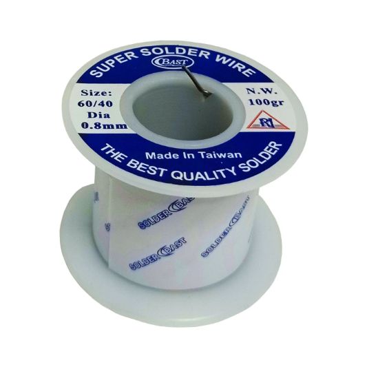 Rollo de Estaño 6040 08mm 100gr 0-8MM-100GR BAST