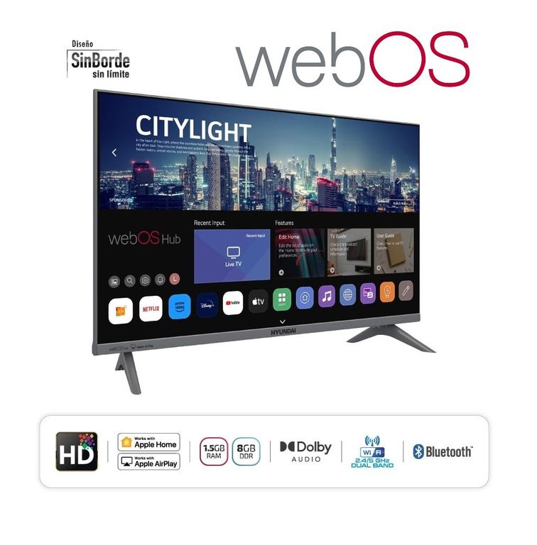 Televisor 32 Pulgadas Smart Tv WebOS HYLED3256WIM (2024)