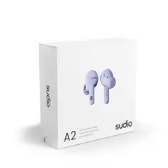 SUDIO - Audifonos Bluetooth 5.2 TWS Noise Cancelling A2 - Lila