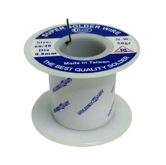 Rollo de Estaño 6040 08mm 50gr 0-8MM-50GR BAST