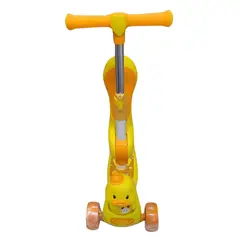 GENERICO - Scooter 2 en 1 Kawaii desmontable Patito Amarillo
