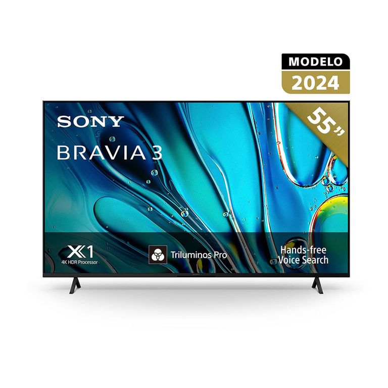 Televisor K-55S30 Bravia 3 Google TV 4K Ultra HD y HDR