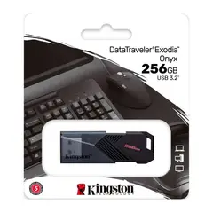 KINGSTON - MEMORIA USB EXODIA ONYX 256GB NEGRO
