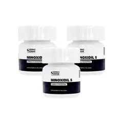 GENERICO - MINOXIDIL 5MG 60 CAPS 3 UNIDADES