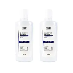 GENERICO - SHAMPOO SIN SAL ANTICAÍDA 250ML 2 UNIDADES