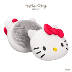 GESKE - Cepillo Facial Hello Kitty Blanco Perlado