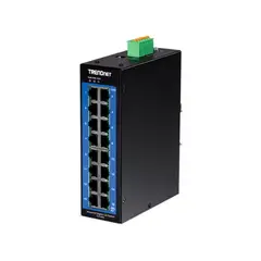 TRENDNET - SWITCH INDUSTRIAL WEB SMART, 16 PUERTOS GIGABIT P/N: TI-G160I