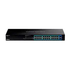 TRENDNET - SWITCH DE 24 PUERTOS POE+ GIGABIT Y 2 SFP P/N: TPE-TG262