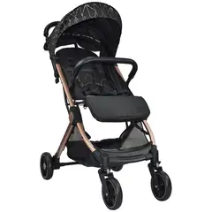PRIORI - Coche Maleta Compacto Para Bebe Argus Negro Dorado