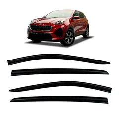 GENERICO - CORRELLUVIAS NEGRO SMOKED KIA NEW SPORTAGE 2016-2021