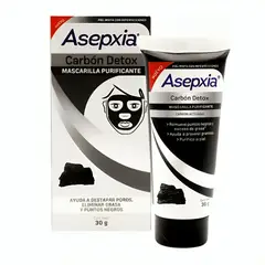 ASEPXIA - Mascarilla Purificante Peel Off Carbón Detox Tubo 30G