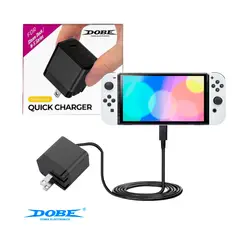 DOBE - Cargador Para Nintendo Switch Fat Oled Lite