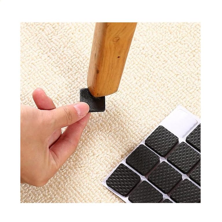 Protector Adhesivo Antedeslizante Pata Muebles Multifuncional x18