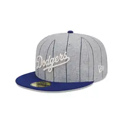 NEW ERA - Gorra 59Fifty Los Angeles Dodgers Heather Pinstripe Grey