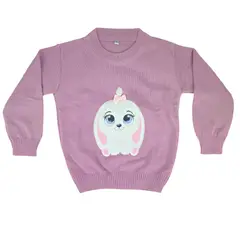 GENERICO - Chompa Hilo Algodon - Conejita - Lila