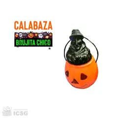 GENERICO - Calabaza bruja - halloween -mediana